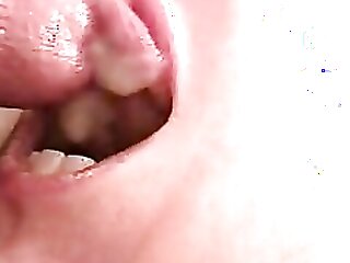 cummed on mouth
