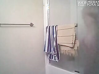 shower webcam caught